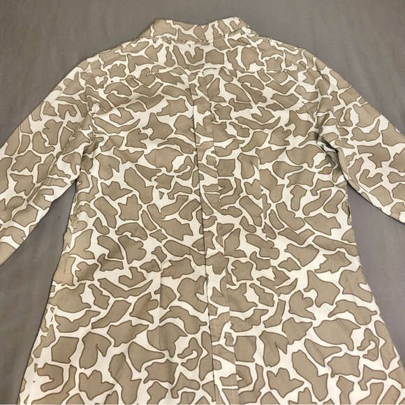 MG Silk Collection 100% Silk Button Down Dress Size Medium - Picture 4 of 5